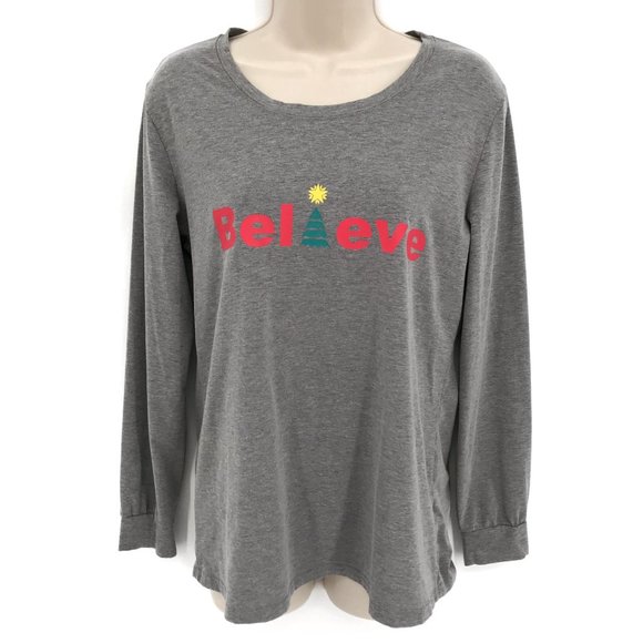 Pat Pat Tops - NWOT Pat Pat Christmas Believe Graphic Tee M